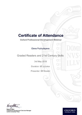 Graded Readers and 21st Century Skills